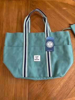 Life Is Good Canvas Tote